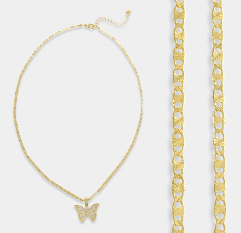 Simple Butterfly Necklace