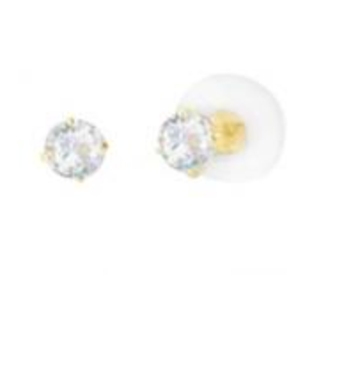 14K CZ Studs