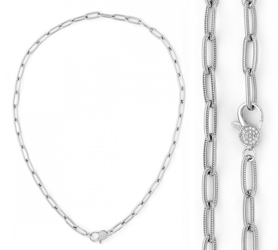 Textured Chain Necklace