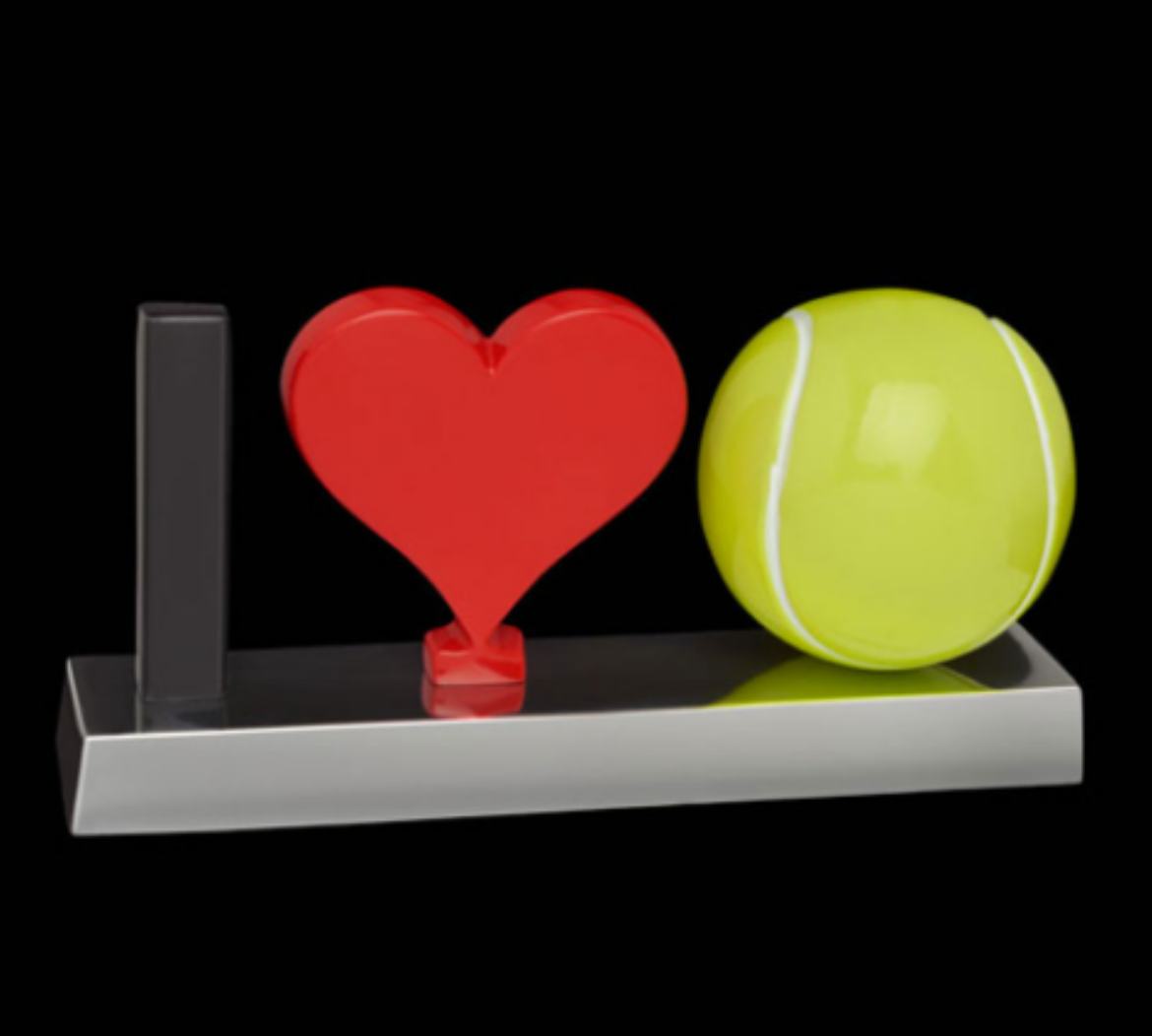 I Love Tennis Sign