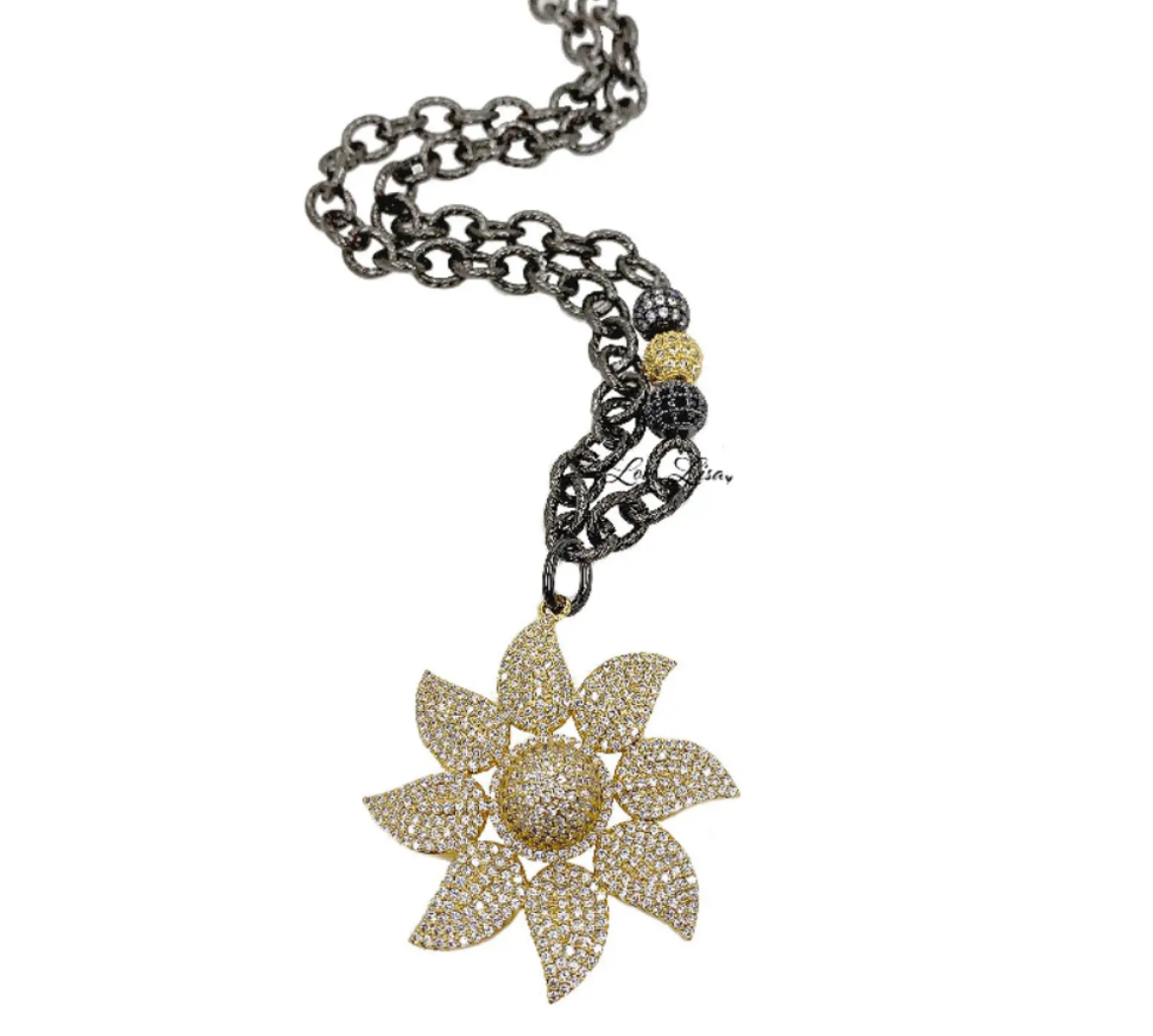 Sunflower Necklace