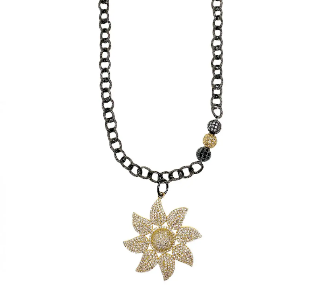 Sunflower Necklace