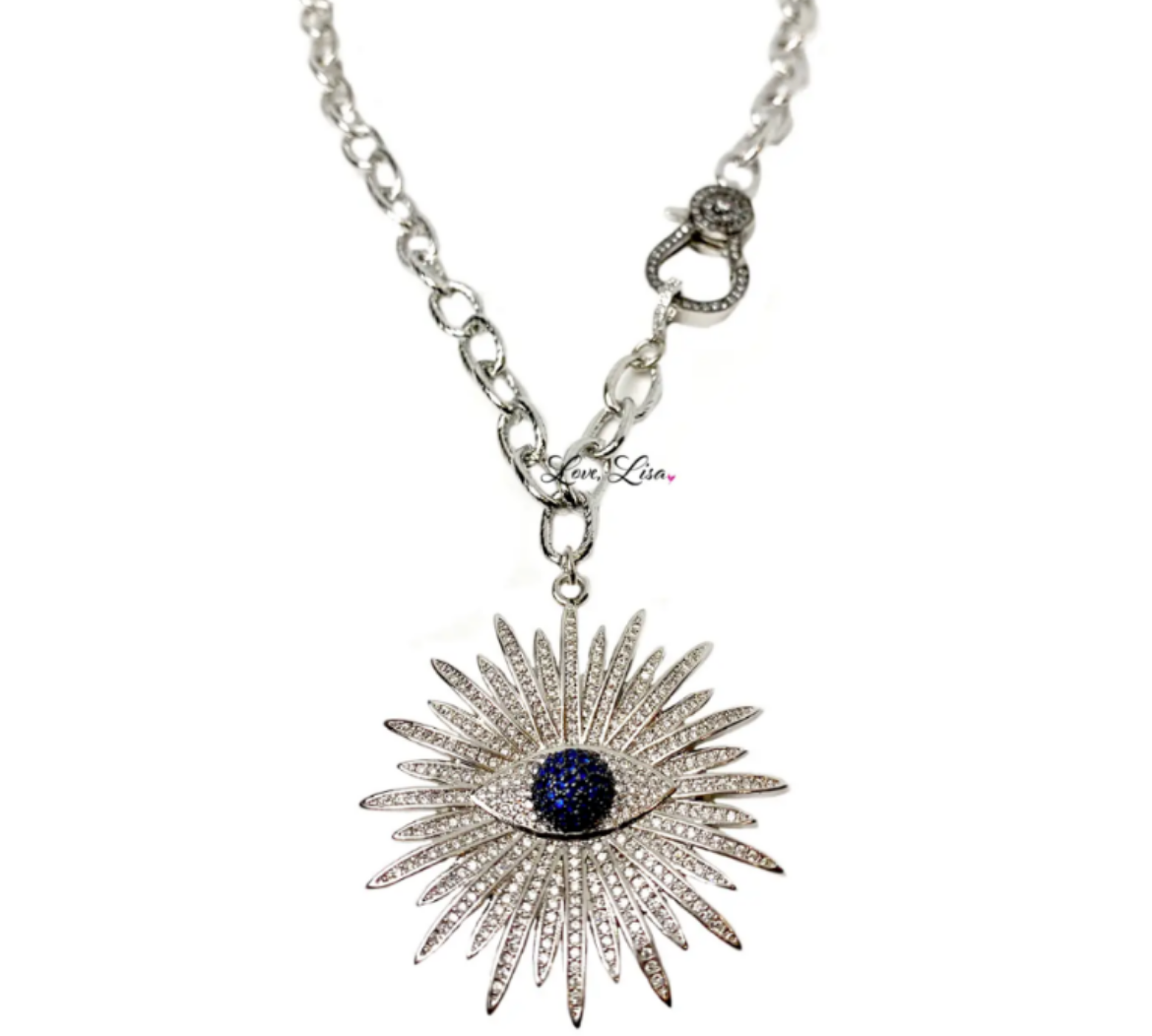 Mega Evil Eye Necklace Lets Accessorize