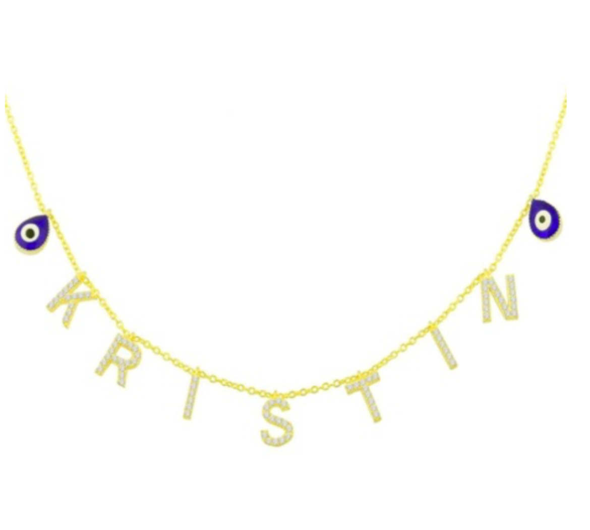 Kristin Evil Eye CZ Necklace