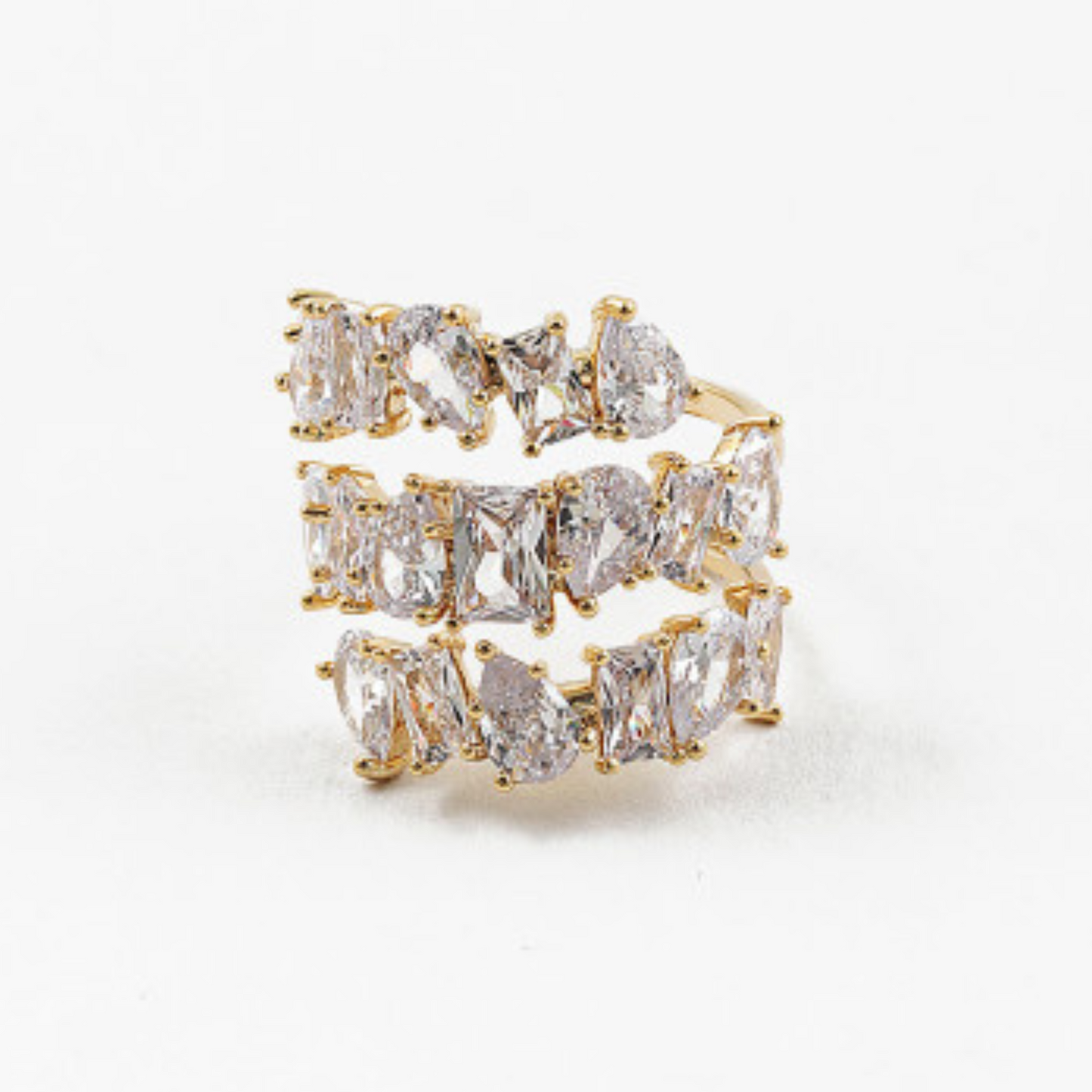 Baguette Statement Ring