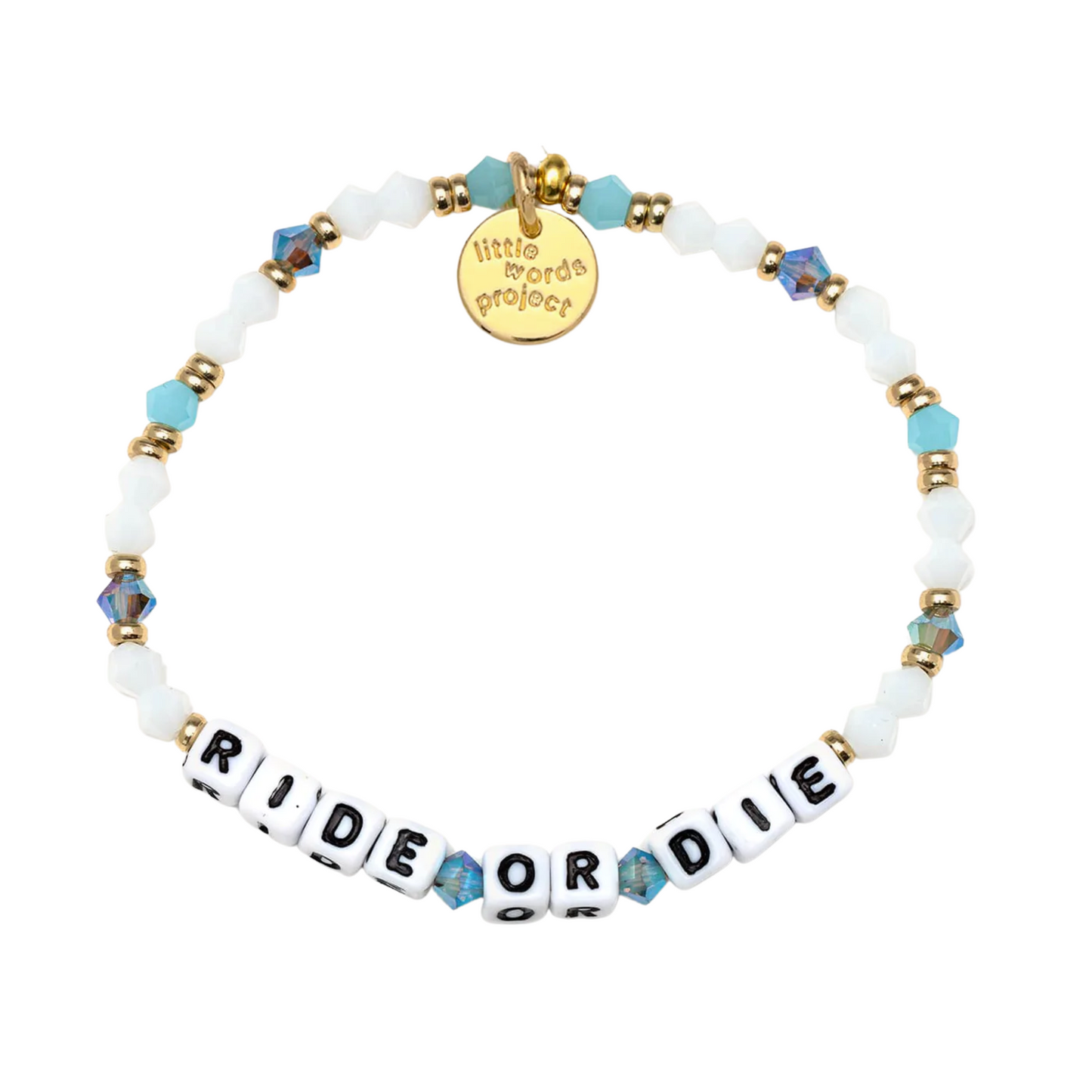 Ride or Die Little Words Project Bracelet