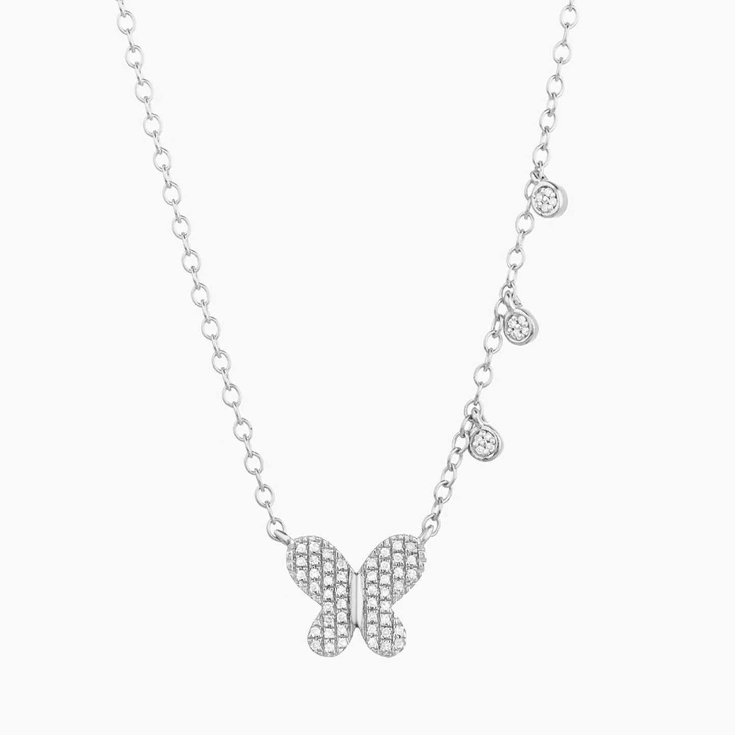 Ella Stein Diamond Butterfly Necklace