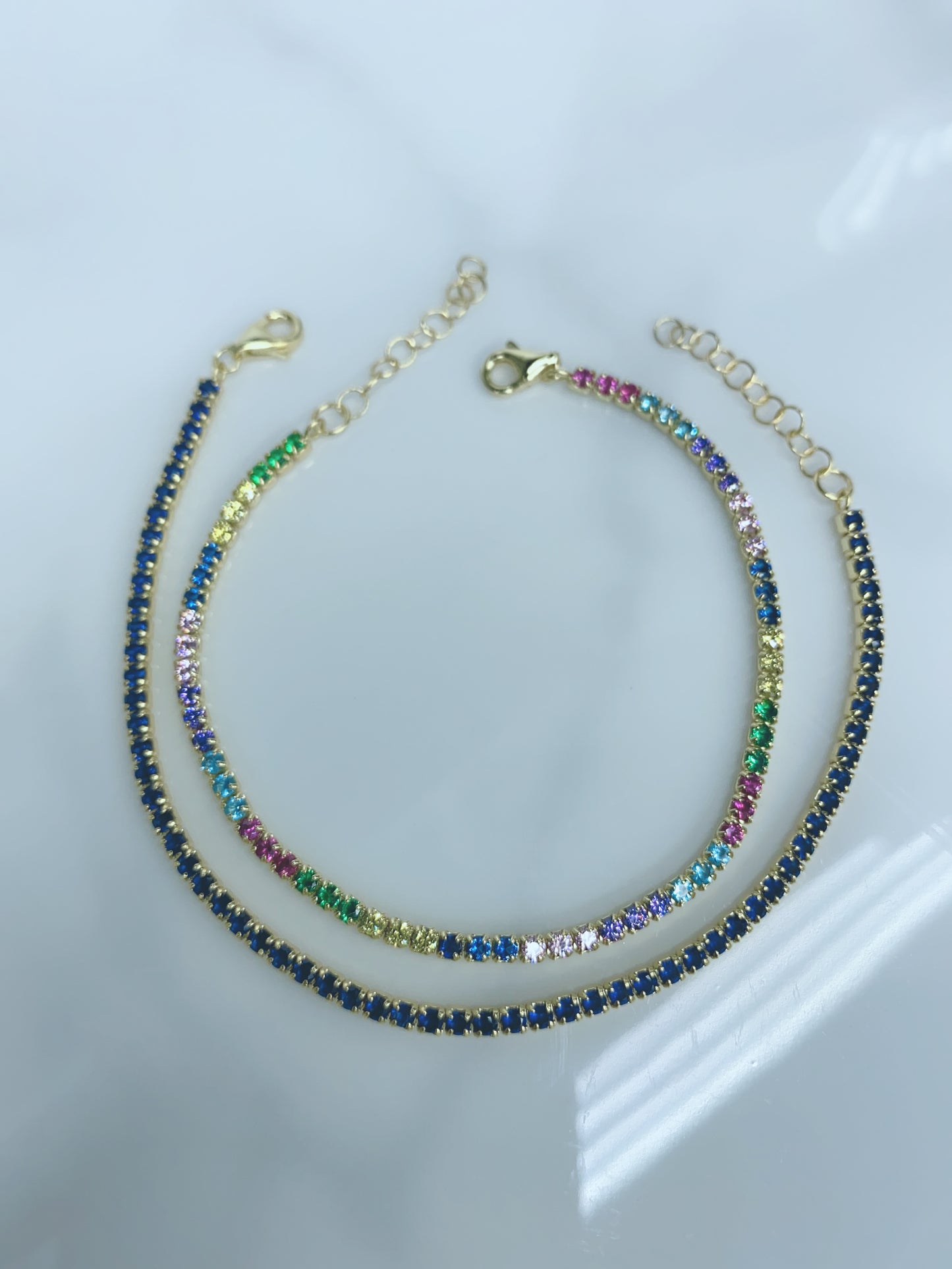 Colorful Tennis Bracelet