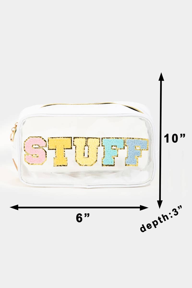 See Through Stuff Print Cosmetic Bag