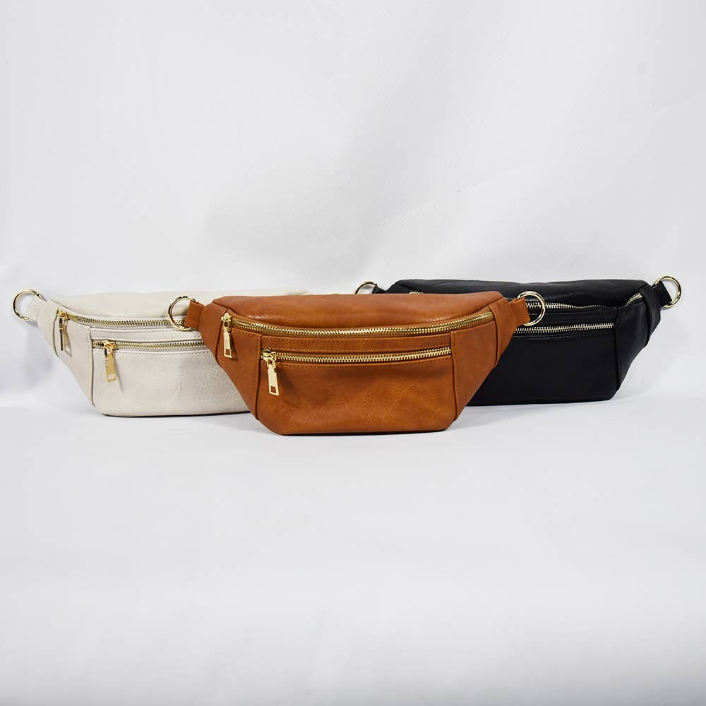 The Soho | Dual Zipper Sling Bag