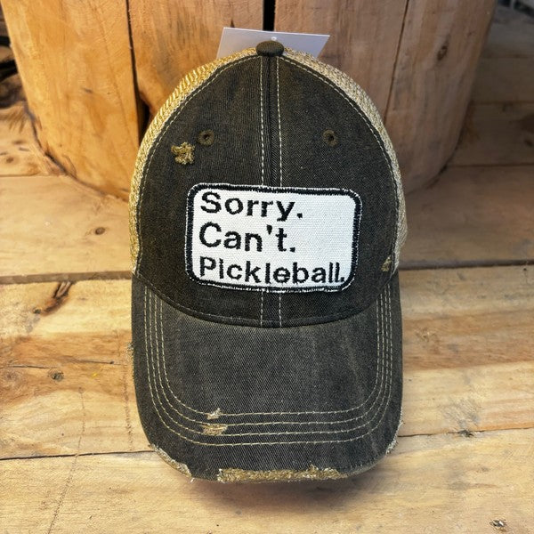 Sorry. Can't.Pickleball Hat