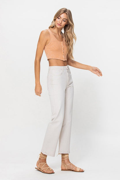 90s Vintage Straight White