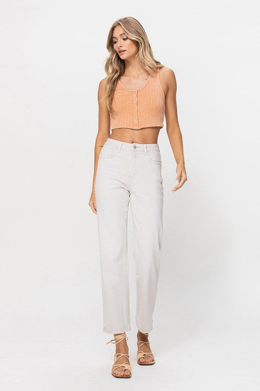 90s Vintage Straight White