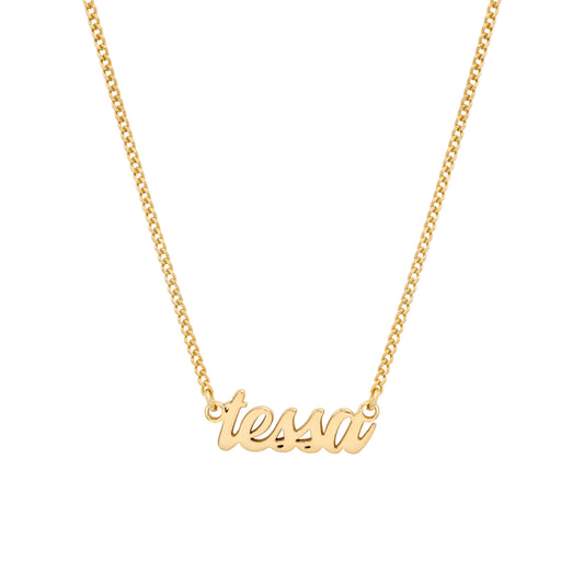 Custom Name Plate Necklace