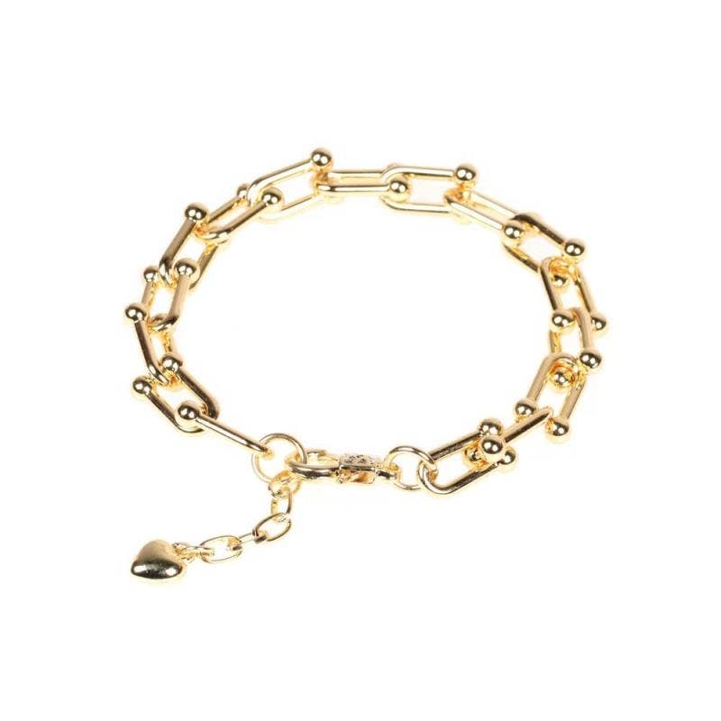 U link Lock Link Adjustable Bracelet