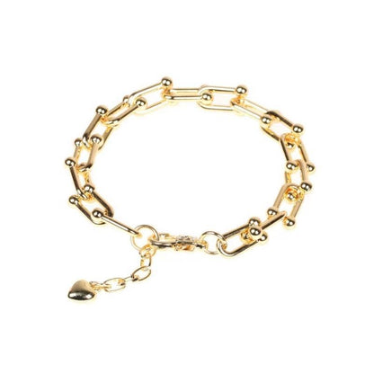 U link Lock Link Adjustable Bracelet