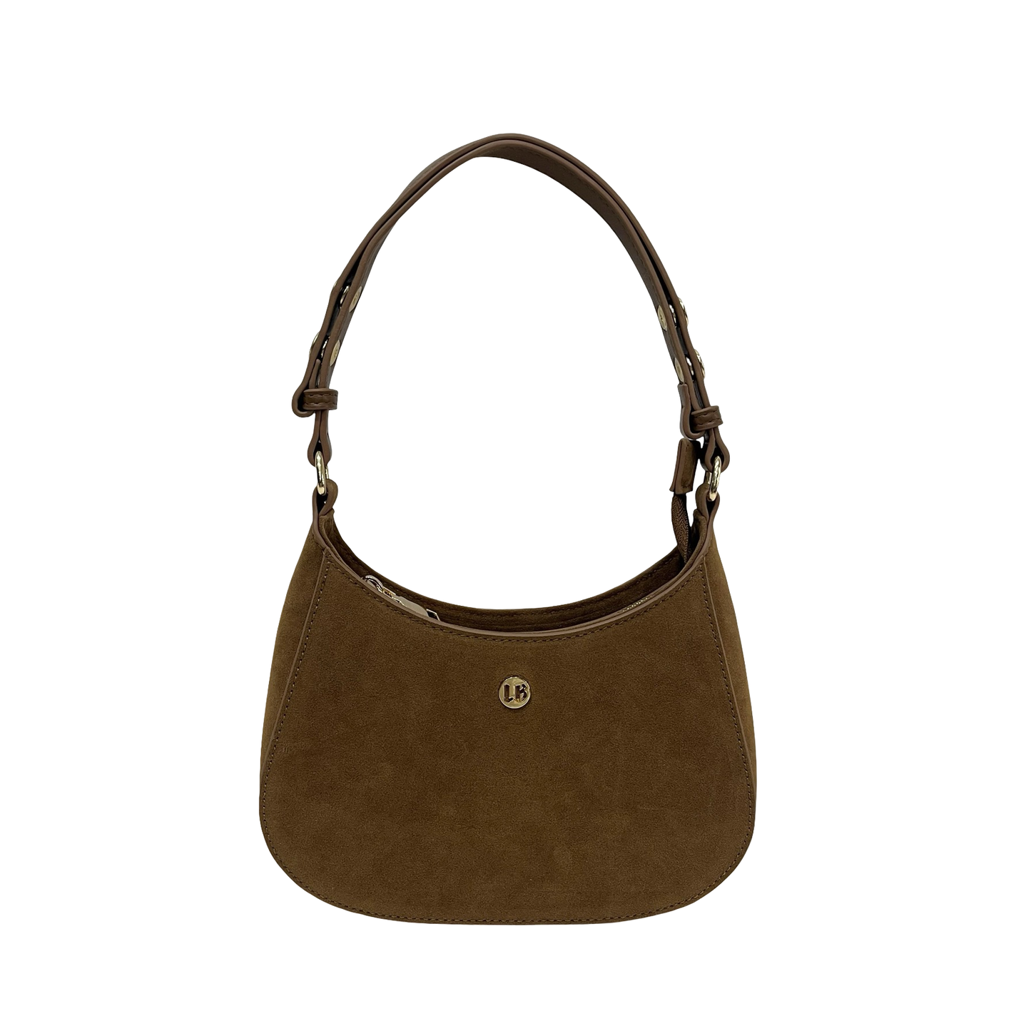 Julia Suede shoulder Bag Chestnut  