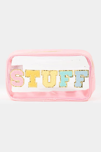 See Through Stuff Print Cosmetic Bag