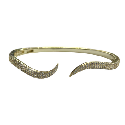 Pave Wave Cuff