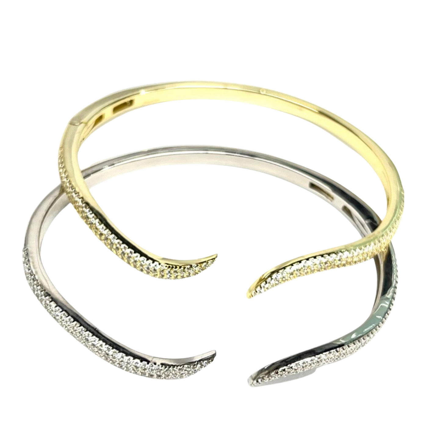 Pave Wave Cuff