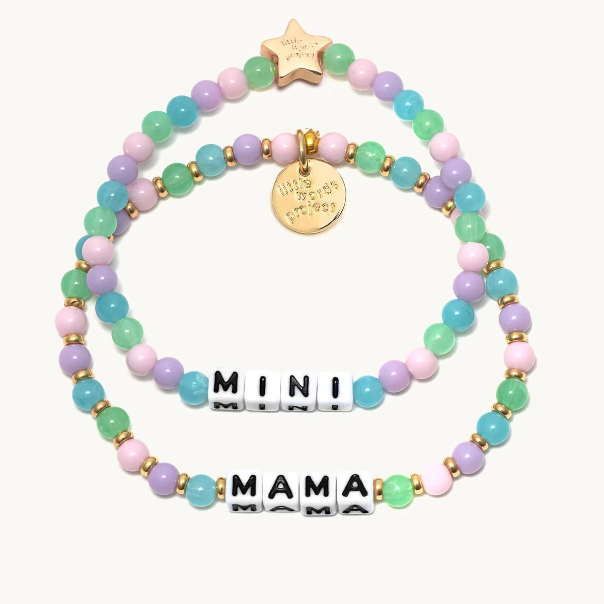 Mini and Mama beaded bracelet