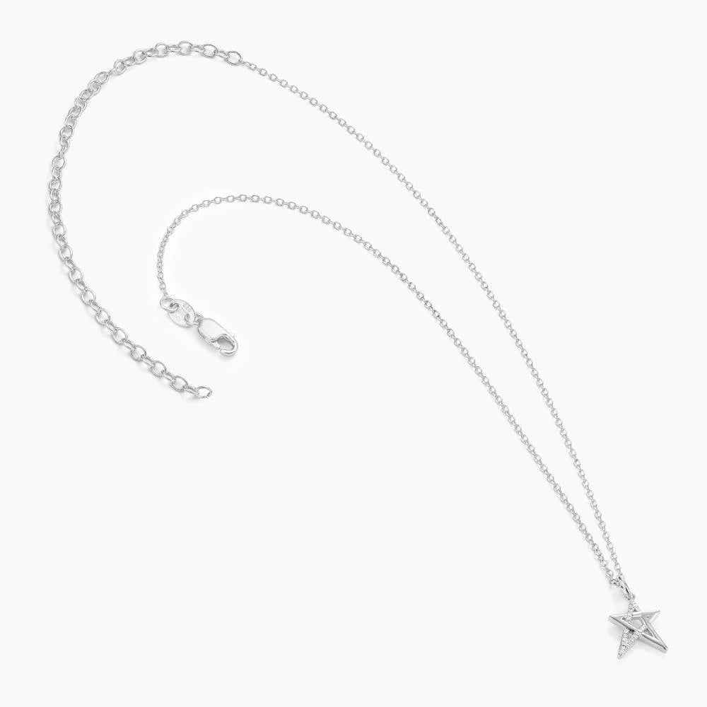 Star Charm Diamond Pendant Necklace