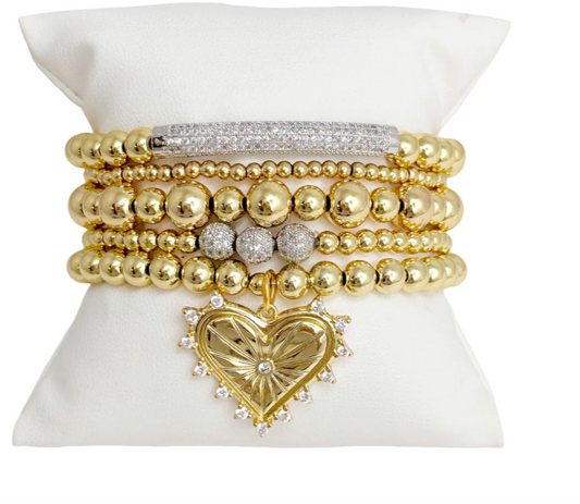 Sarah Heart Bracelet Collection