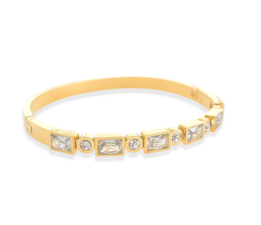 Baguette CZ Bangle