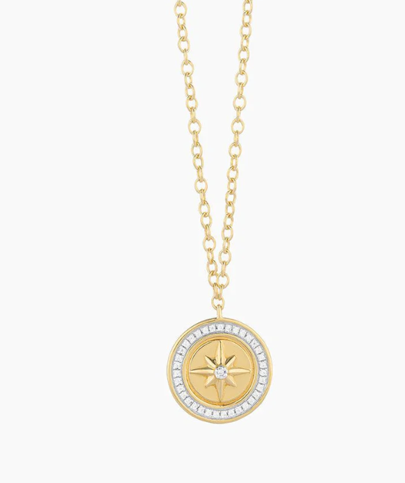Your Own Path Compass Pendant Necklace