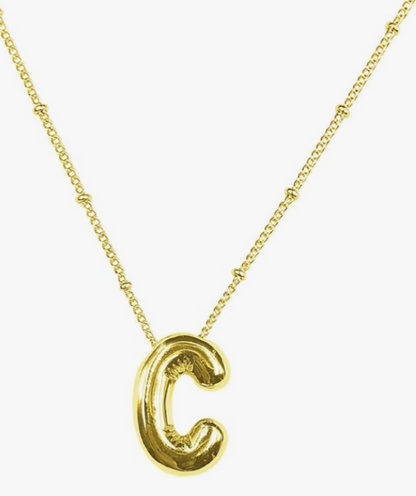 Balloon Initial Necklace