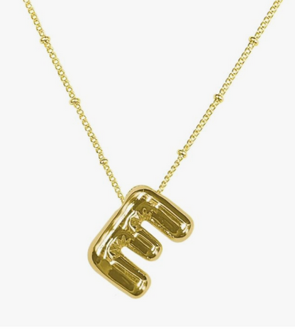 Balloon Initial Necklace