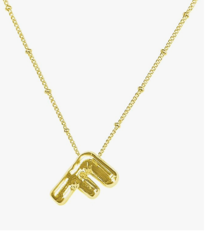 Balloon Initial Necklace