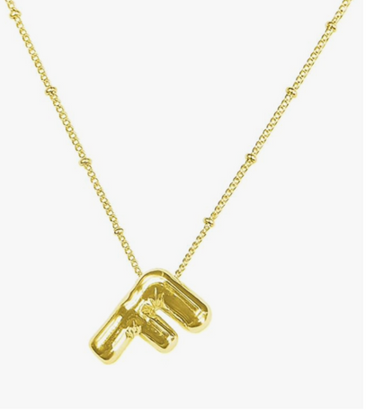Balloon Initial Necklace