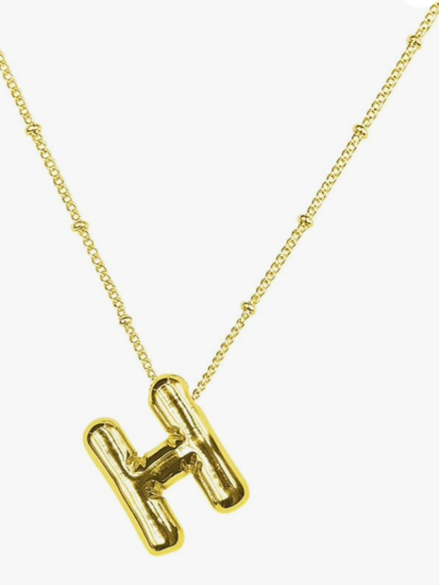 Balloon Initial Necklace