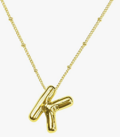 Balloon Initial Necklace