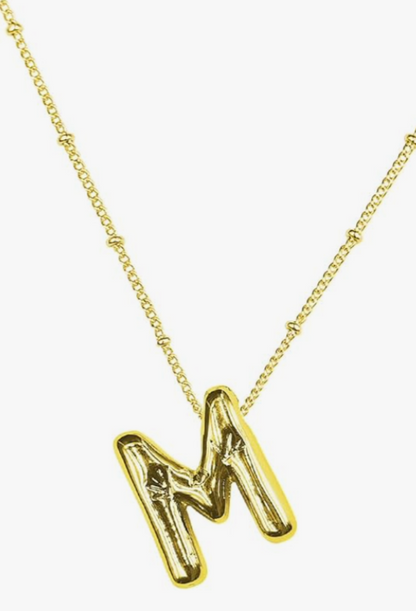Balloon Initial Necklace