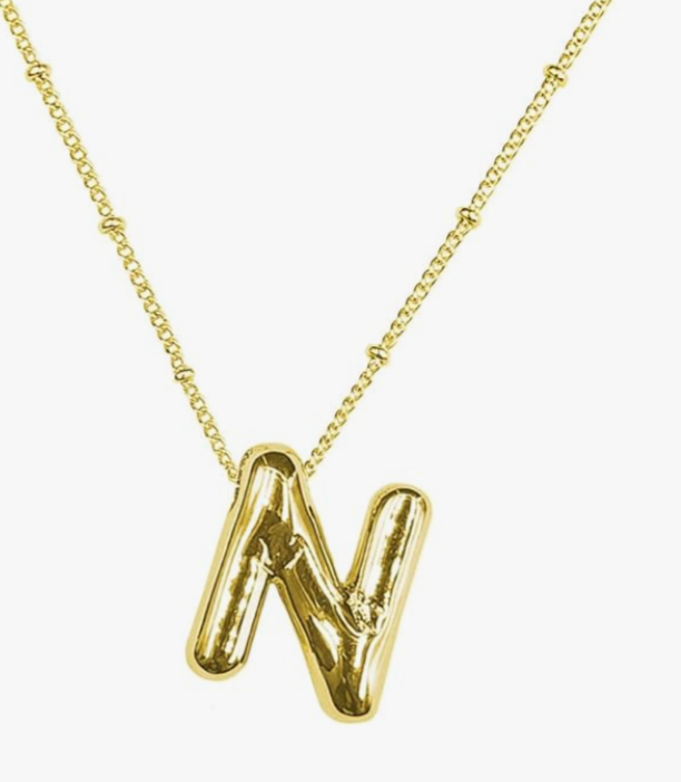 Balloon Initial Necklace
