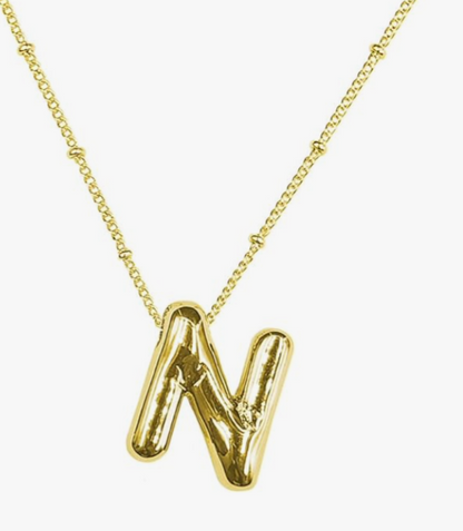 Balloon Initial Necklace