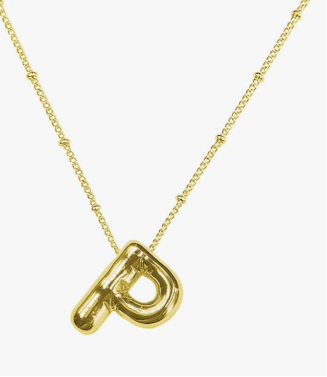 Balloon Initial Necklace