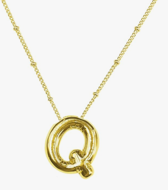 Balloon Initial Necklace