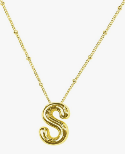 Balloon Initial Necklace