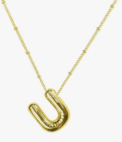 Balloon Initial Necklace