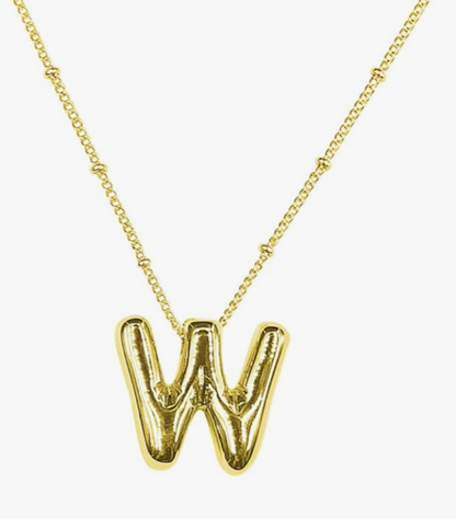 Balloon Initial Necklace