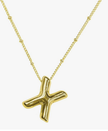 Balloon Initial Necklace
