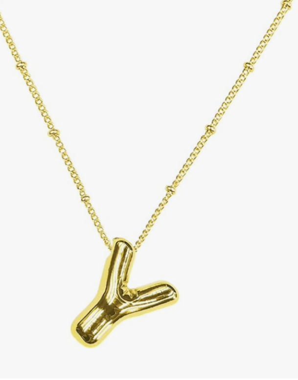 Balloon Initial Necklace