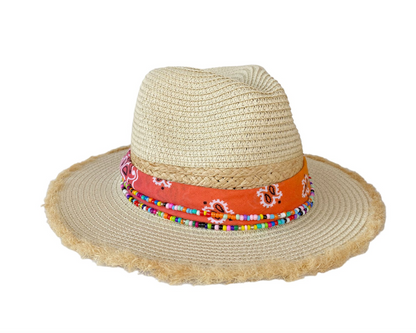 Westhampton Frayed Ombre Hat