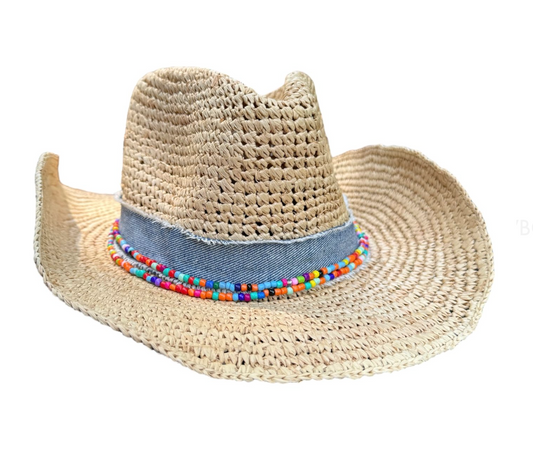Sunny Collins Austin Cowboy Straw