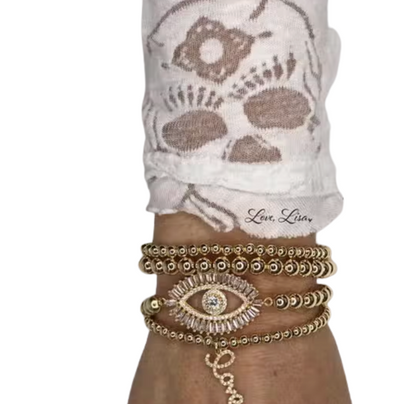 Monica Evil Eye Beaded Bracelet
