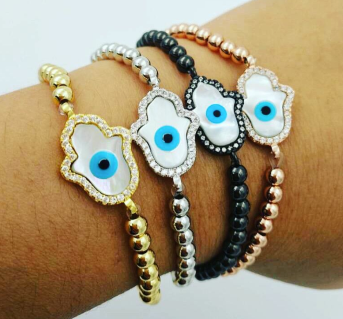 Hamsa Evil-Eye Bracelet