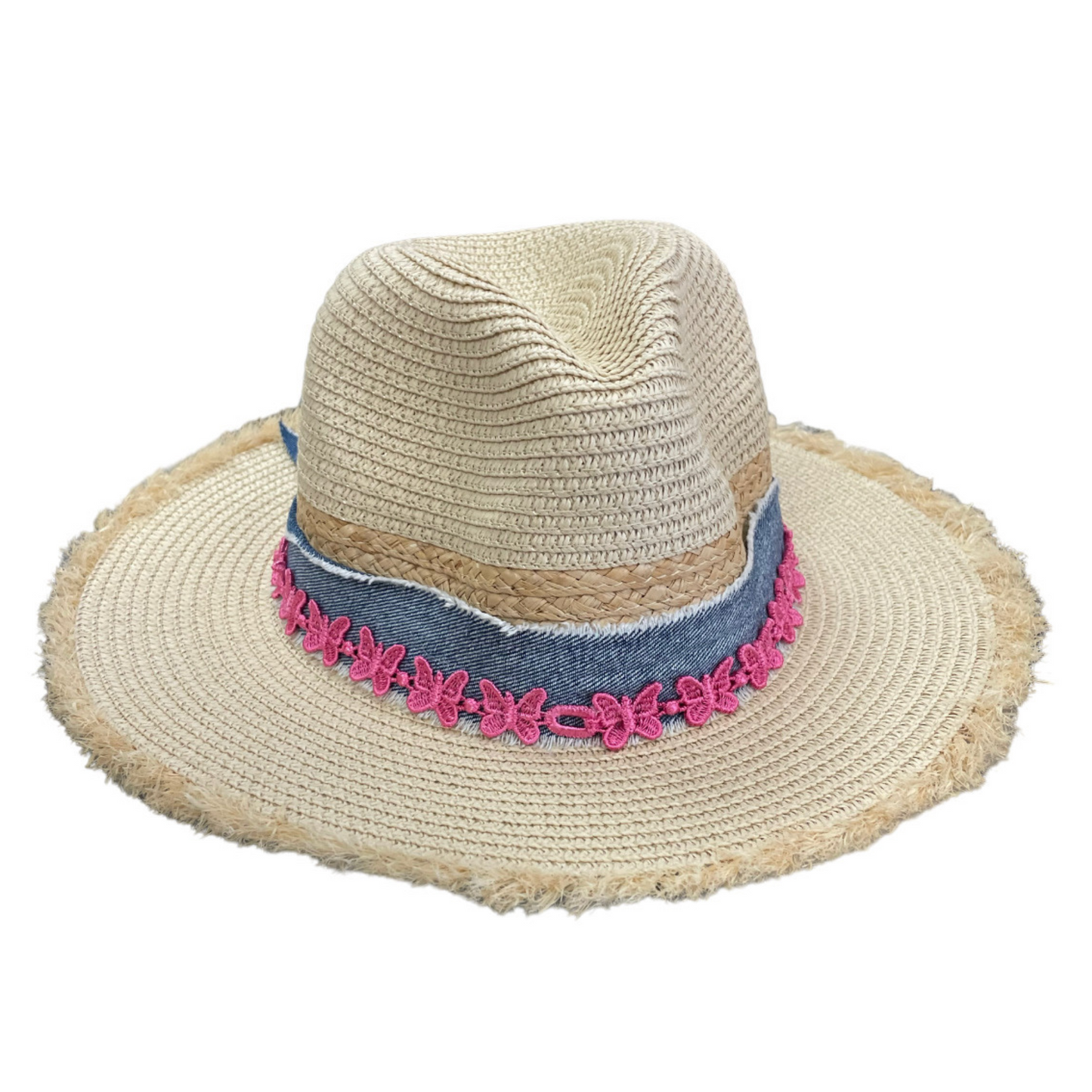 Key West Frayed Butterfly Hat